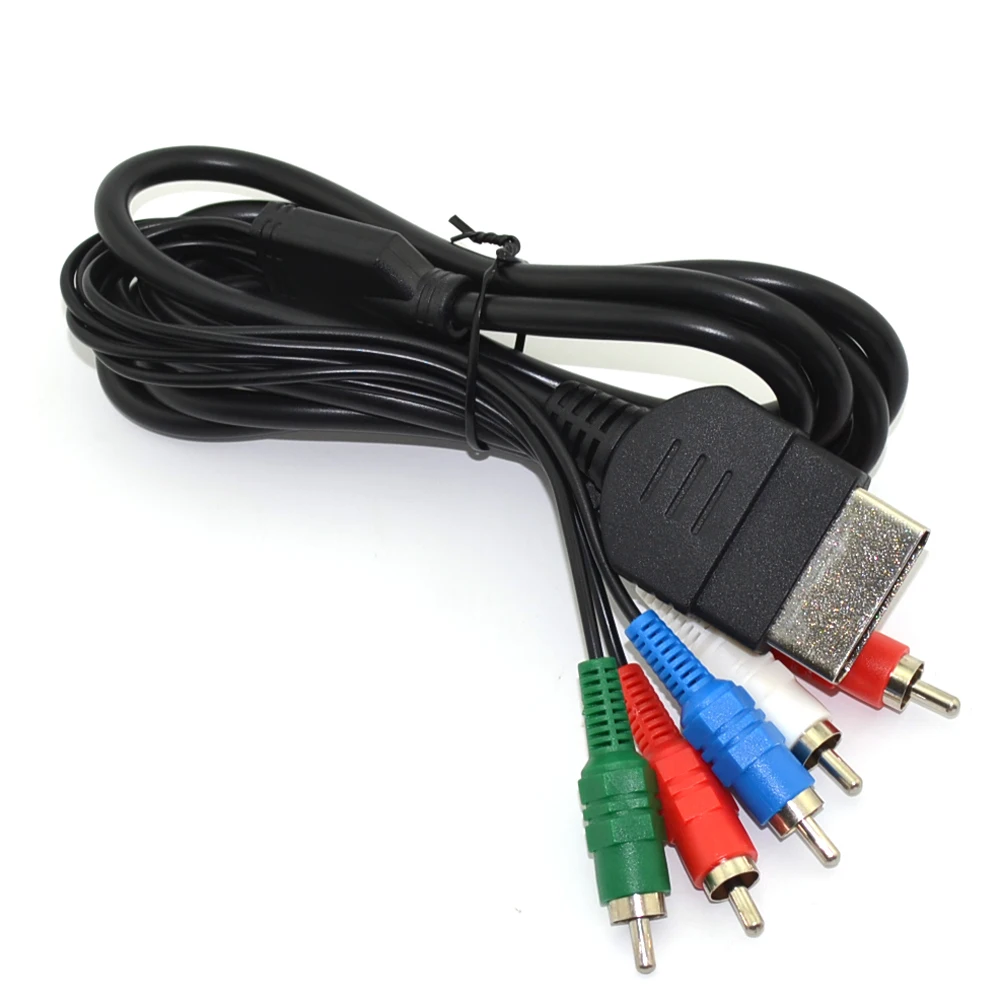 10pcs High quality Component AV Cable Cord Connection for Microsoft for Xbox First Generation Audio Video RCA Cable