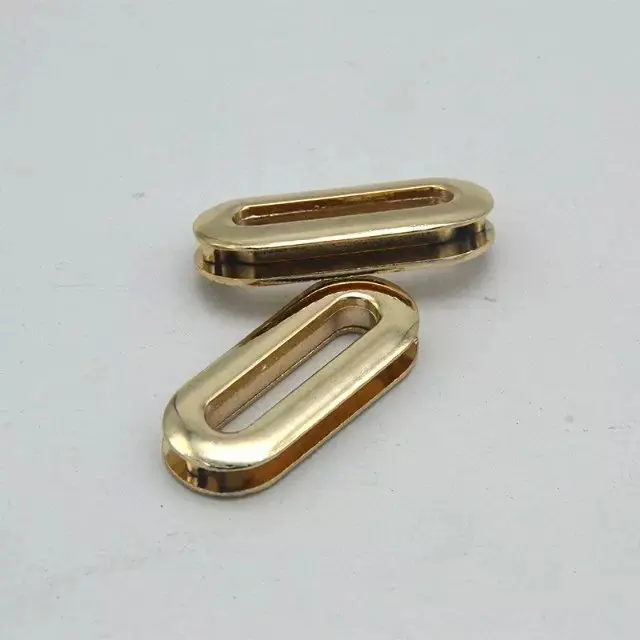 1.25 inch ( inner size ) Light Gold Oval Eyelet Grommets  in screws 40pcs