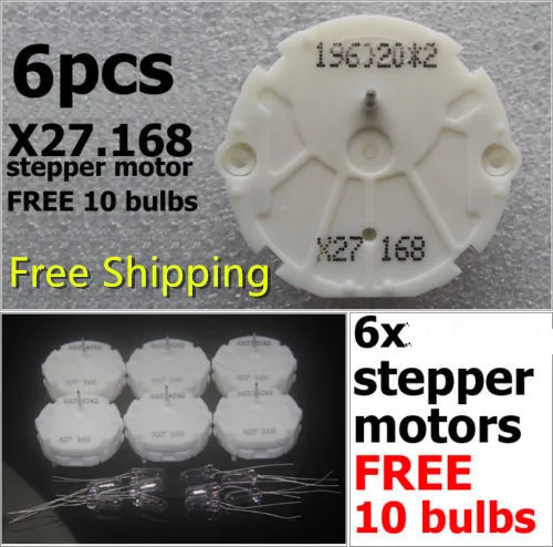 6 PCS X27 168 X27.168 Stepper Motor Instrument Cluster For GM GMC Cars And Trucks 2003-2006.10 bulbs