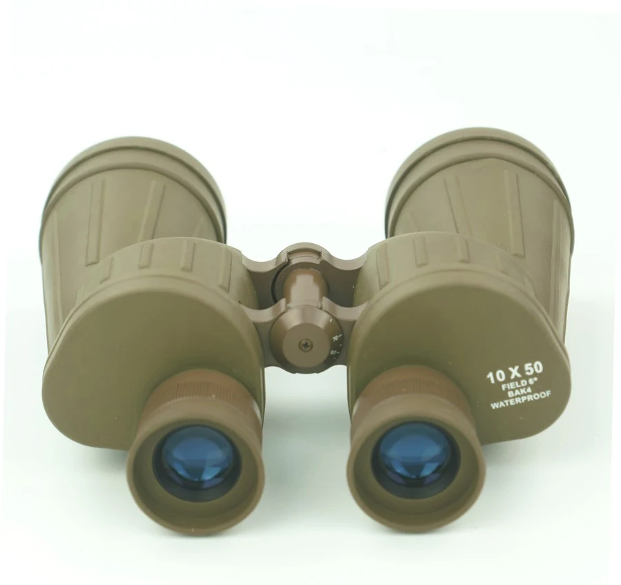 SKWoptics 10x50, binocolo per la caccia, telescopio da tetto Bak4, reticolo militare compatto, spedizione gratuita