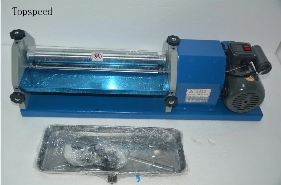 Automatic Glue Machine Coating Machine For Paper Leather Wood 27cm