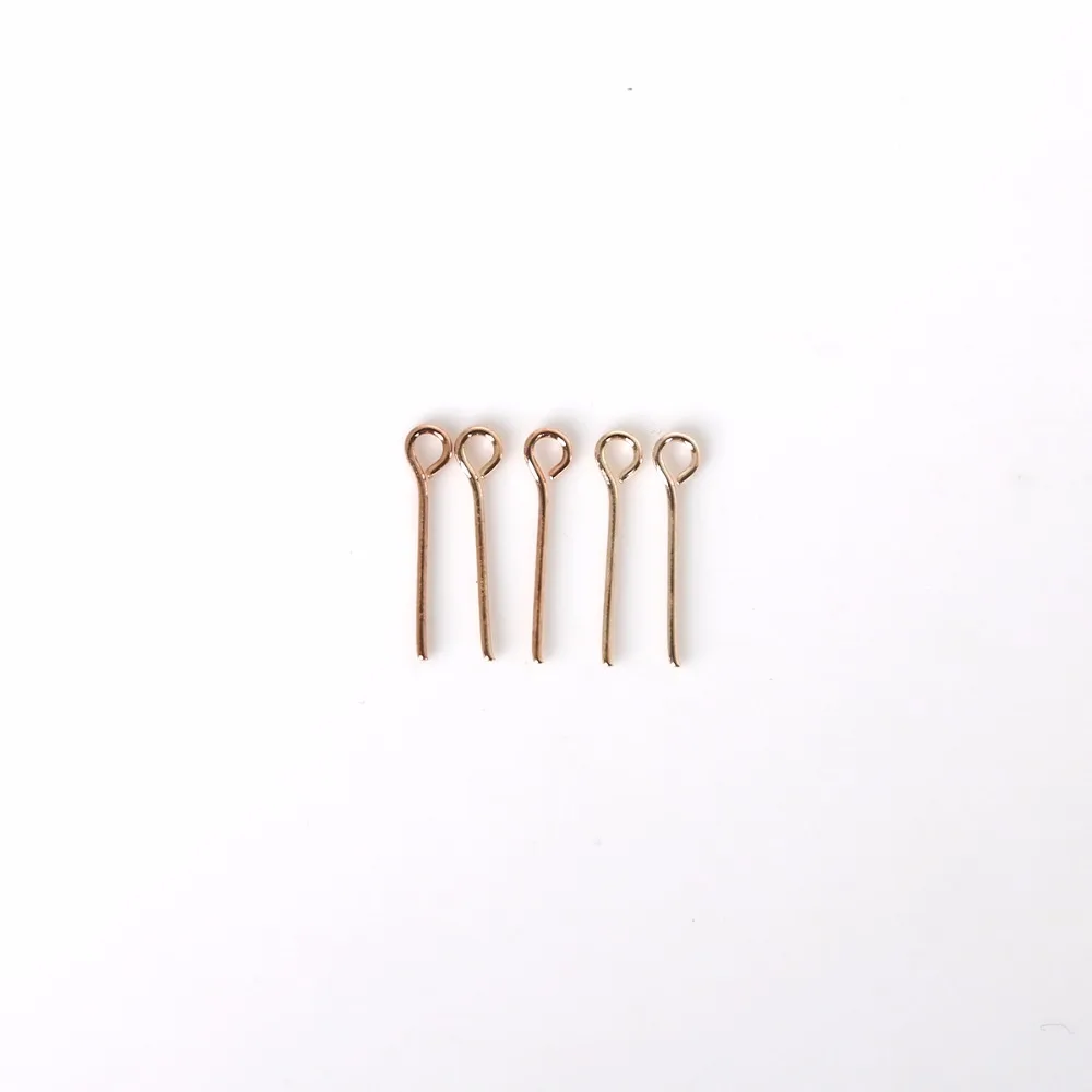 50G/Bags Approx 220-600pcs 16/20/24/30/38/45mm Rose Gold Color 9 Head Pins For Jewelry pins & needles Making Accessories