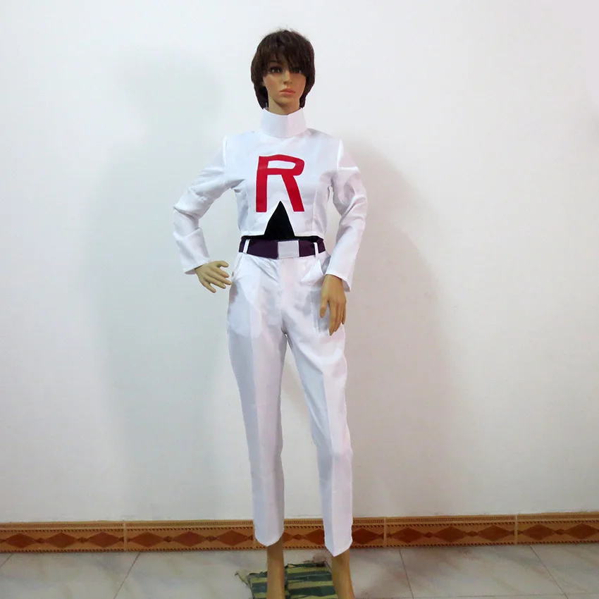 Anime Hot Team Rocket James Cosplay Costume For Halloween Party Game Cosplay Costume