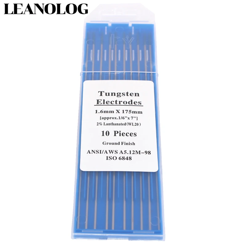 Tungsten Electrode Welding Equipment Accessory 10pcs Blue head 175mm TIG Tungsten Needle/Tungsten Rod/Solder Pin