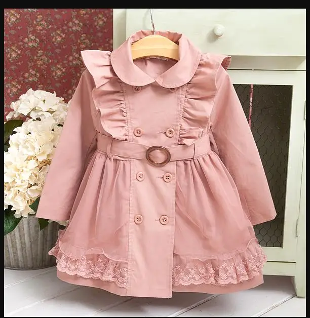 Girls\' fashion flower coat 2