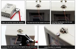 Lead seal plier Sealed beans Sealing Wire for Seal Water Meter Anti-theft sealing Electric meter