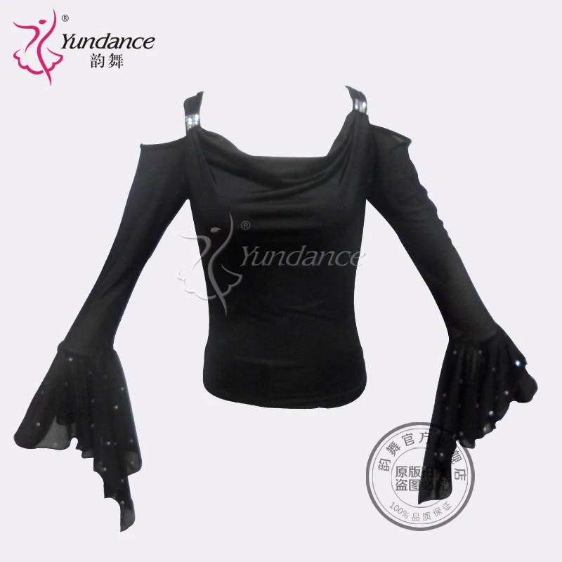 Customized Lady Latin Dancing Shirt Modern Dancing Shirt Waltz Valse Tango Galop Fox Trot Social Dance Suit  B-2672