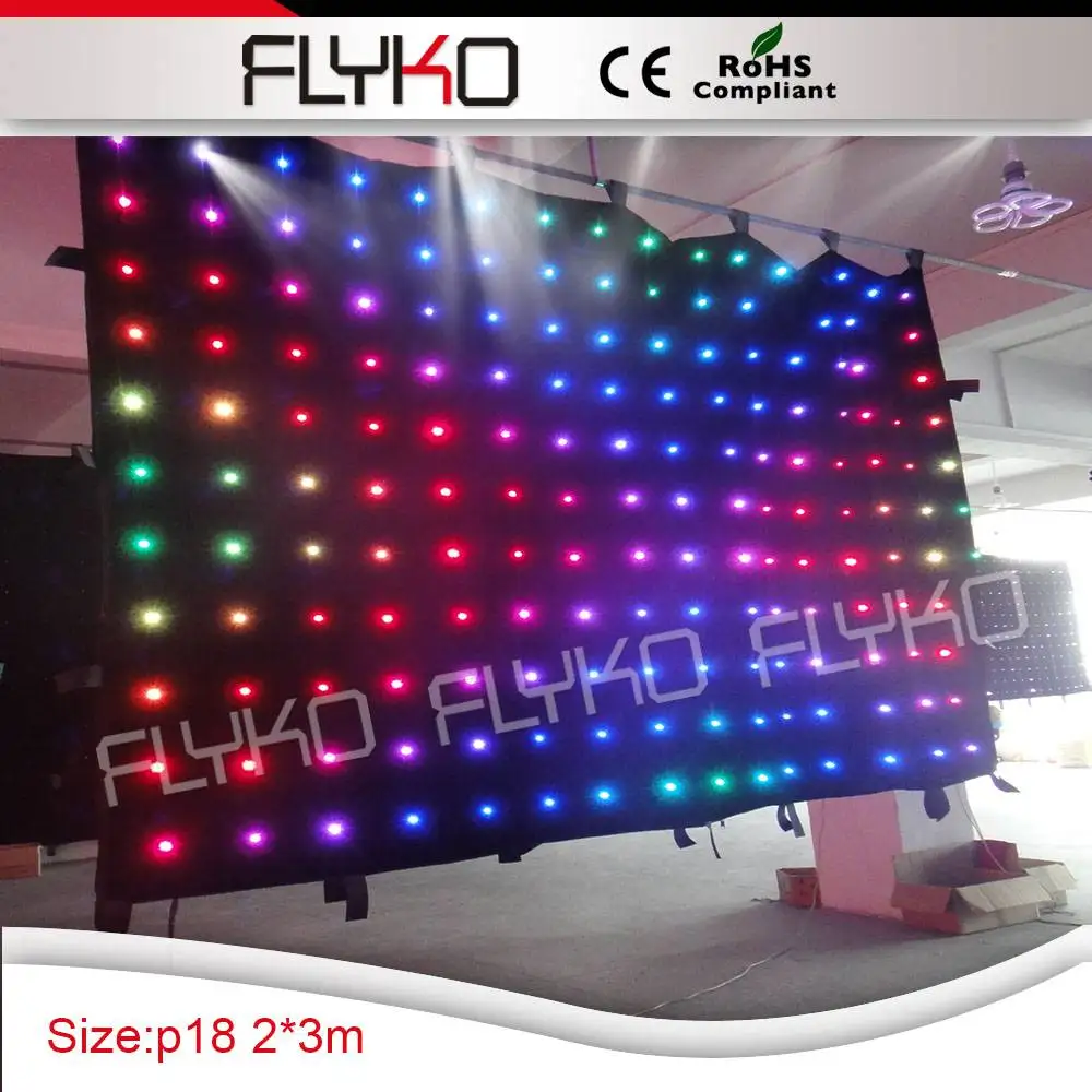 dj equipment P18 mini led projector led color changing curtain light