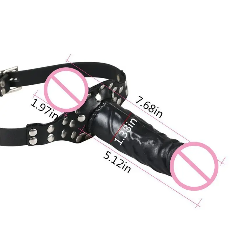 Strap On Face Dildo Mouth Penis Adjustable BDSM Adult Sex Toy For Women Couples High Quality