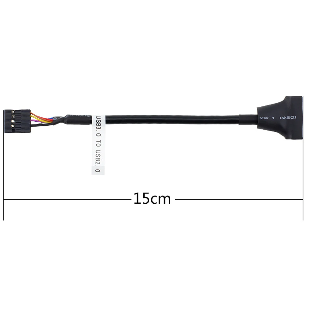 Desktop 19pin USB 3.0 Female header to 9pin USB 2.0 Male port converter Cable 9 Pin Male to 20 Pin Female card adapter