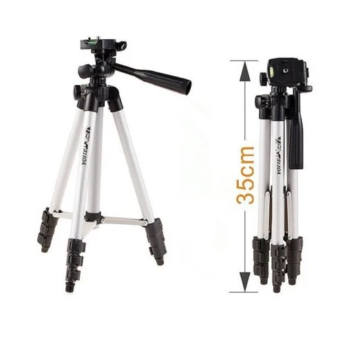 Supporto di alluminio piegante portatile del corredo del treppiede di KT-3110 per la macchina fotografica/videocamera