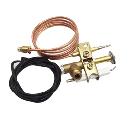 EARTH STAR Gas fryer Universal Pilot burner with 900mm piezo wire and thermocouple M9X1 thread