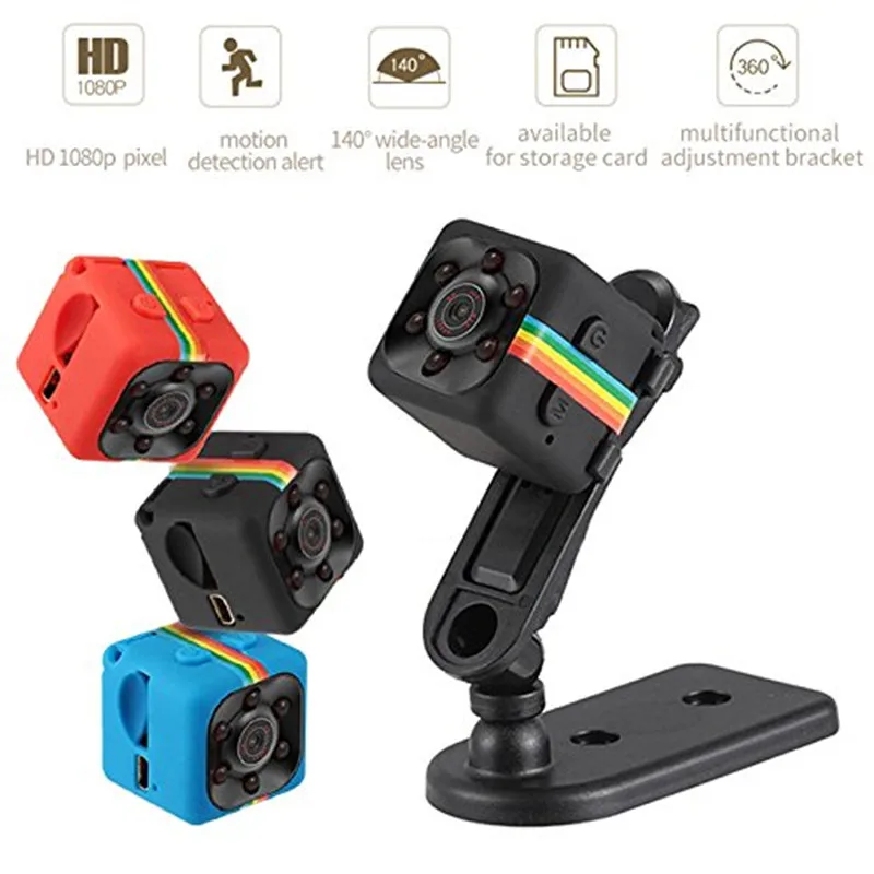 SQ11 HD 1080P Car Home CMOS Sensor Night Vision Camcorder Micro Cameras mini Camera cam DVR DV Motion Recorder Camcorder SQ 11