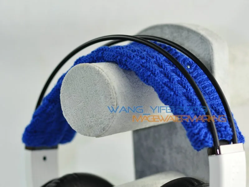 Hand Woven Pure ExtraFine Merino Wool Headband Cushion For AKG Q701 K701 K702 K712 K601 K603 K612 Headphone Top Head Band