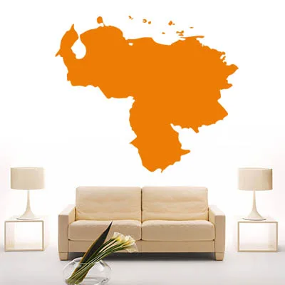 Venezuela map Globe Earth Country  wall vinyl sticker custom made home decoration fashion design