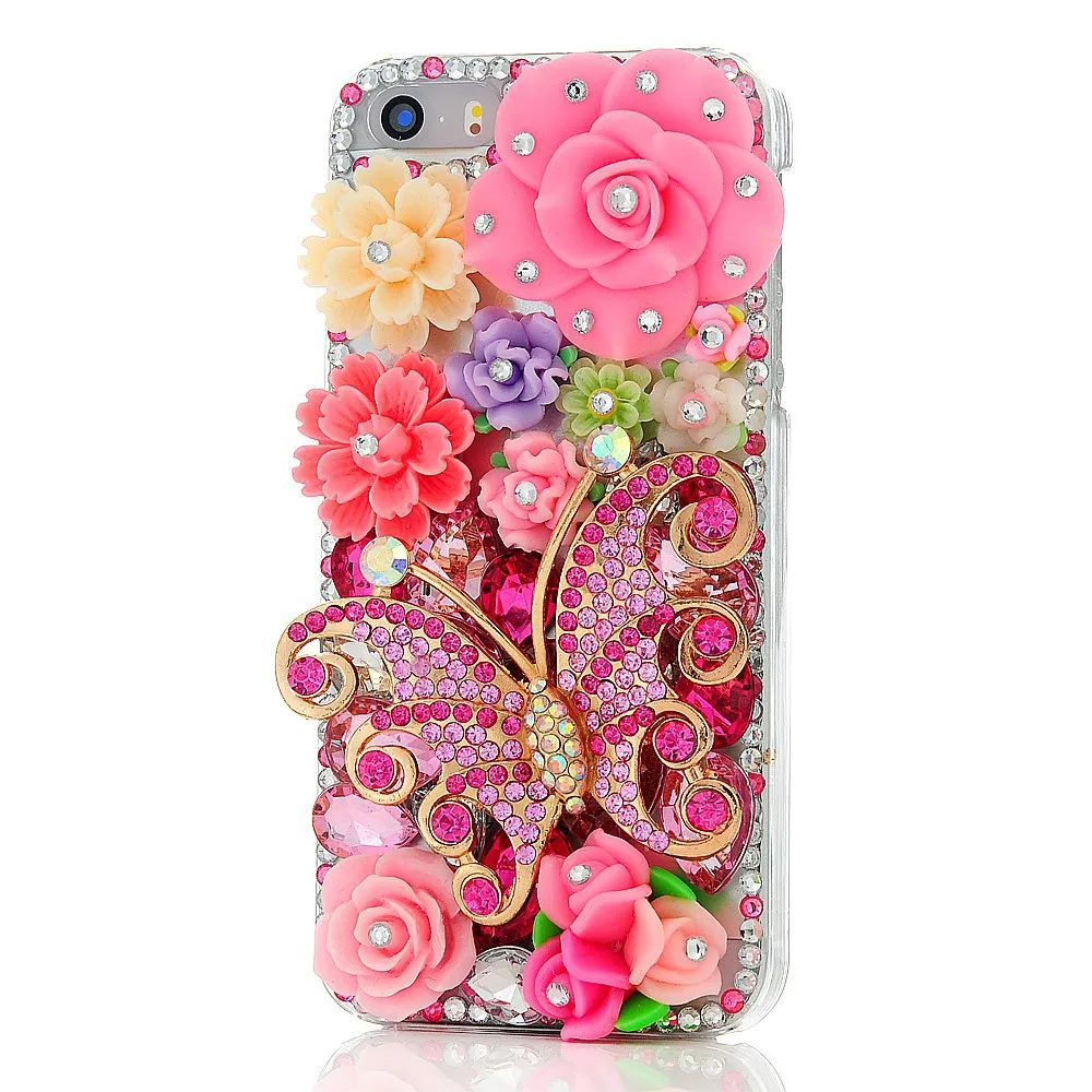 Diamond Rhinestone Case For Samsung Galaxy S26 Ultra S25 Plus S24 iPhone 17 Pro Max Air 16 Plus 15 14 Case Cover Phone Shell Bag