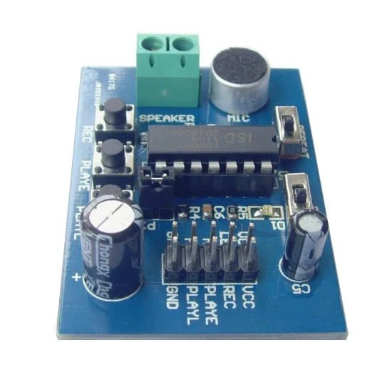 ISD1820 voice module voice board recording and playback module onboard microphone