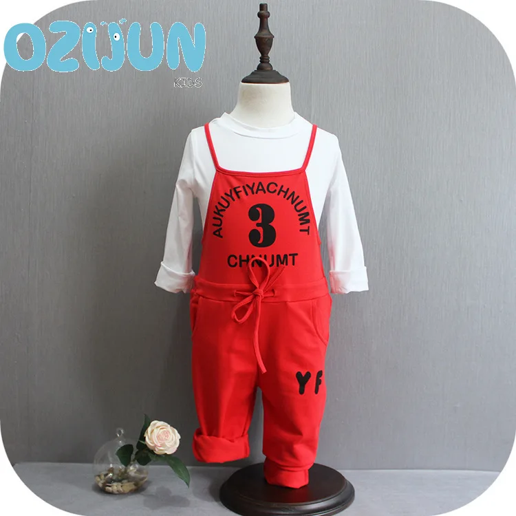 Spring Kids Boys Clothing Sets 2-6 Years Baby Boys Girls 2pcs T-Shirt+pants Cotton Long Sleeve Outerwear Suit