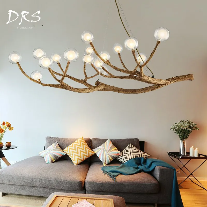 

Nordic Post-modern LED Magic Bean Chandelier Lighting Luminaria Living Room Lights Creative Dendrimers Lamparas Lustre Lamps