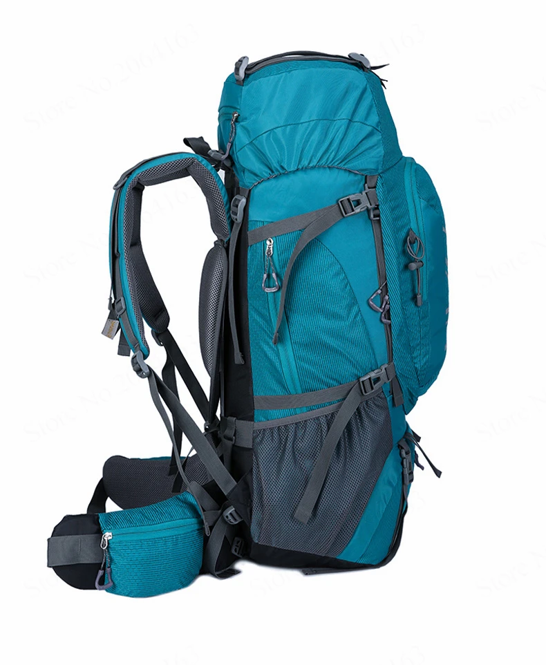 60L Wasserdicht Klettern Wandern Outdoor Rucksack Frauen & Männer Tasche Camping Bergsteigen Rucksack Sport Bike Reisetaschen – Detail 4
