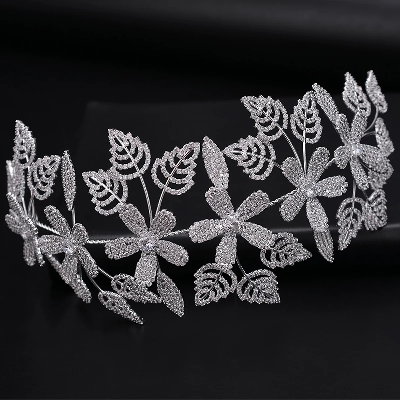 Wedding Hair Accessories HADIYANA New Fashion Leaves And Flowers Design Elegant For Women High Quality BC4731 Accesorios Mujer