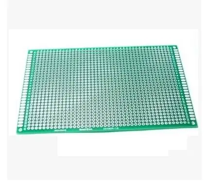 Glyduino 8*12 CM One-side Spray Tin Plate Universal Experiment Boards PCB Circuit Plate Hole Plate for Arduino