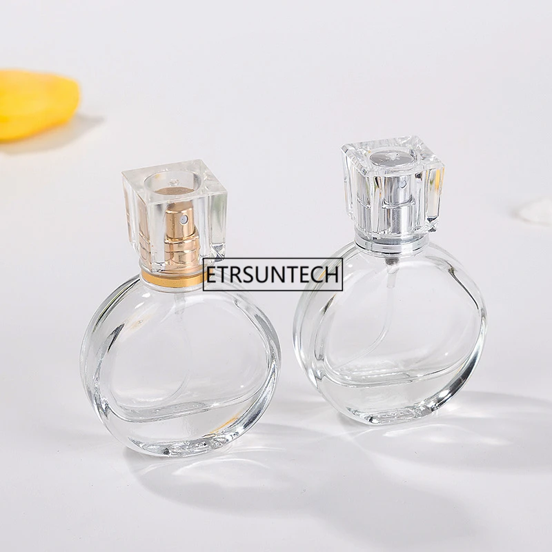 100pcs/lot 25ml Glass Perfume Bottle Perfume Spray Bottle Clear Cosmetic Bottles Empty Parfum Packaging Bottle F3055