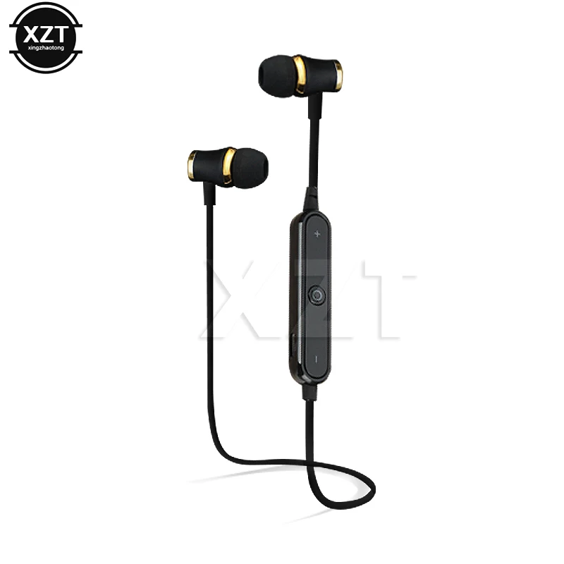 Стереонаушники с микрофоном, Bluetooth-наушники для бега и спорта с микрофоном, беспроводные наушники с басами, Bluetooth-наушники-вкладыши