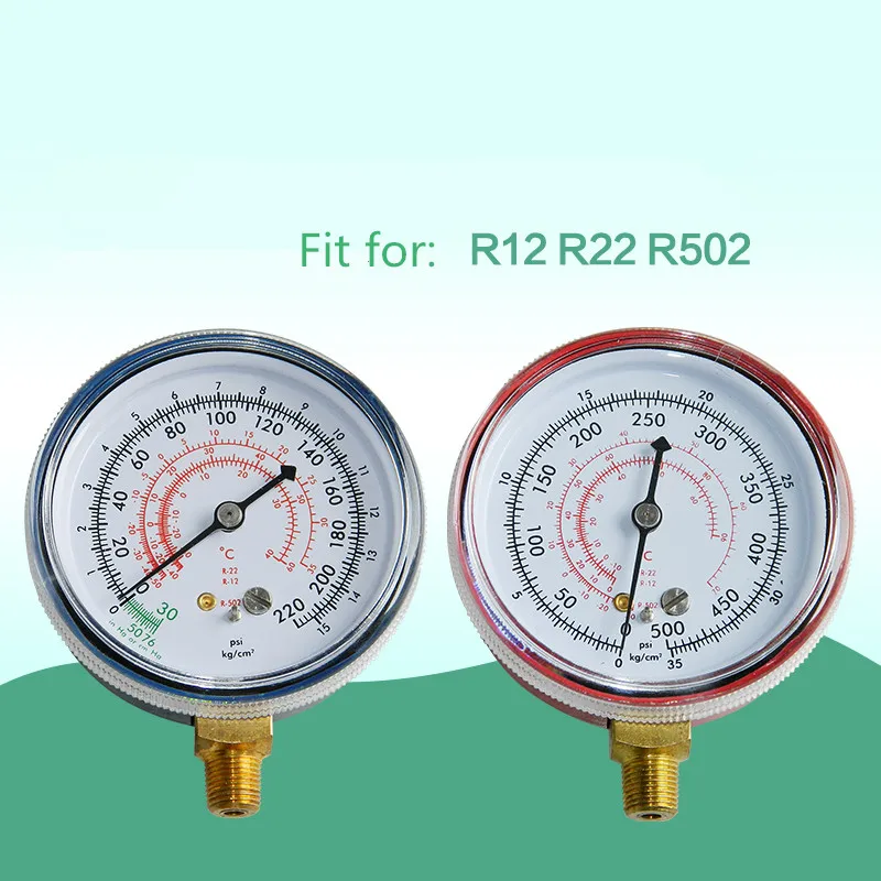 1Pc Manifold Gauge Replacement Suitable for R22 R12 and R502 Liquid Refrigerant