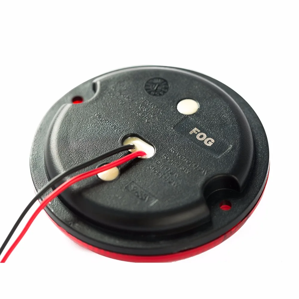 12V / 24V LED 95mm Waterproof Truck Trailer Light Fog Light Red Rear Row Car Universal Fog Light High Quality Led Fog Light