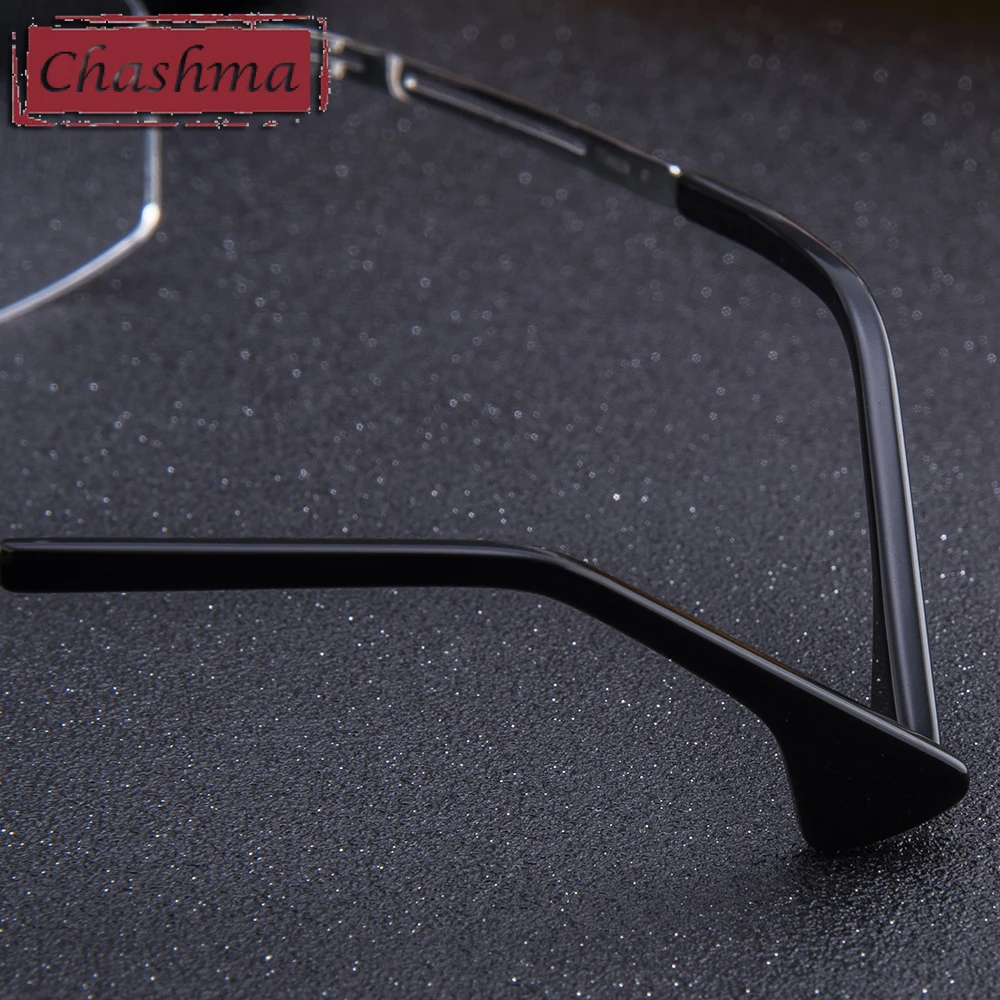 Wide Frame Quality Eye Glasses Rimless Titanium Light Optical Glasses Frame Men Big Face Wide Myopia Eyewear Frames