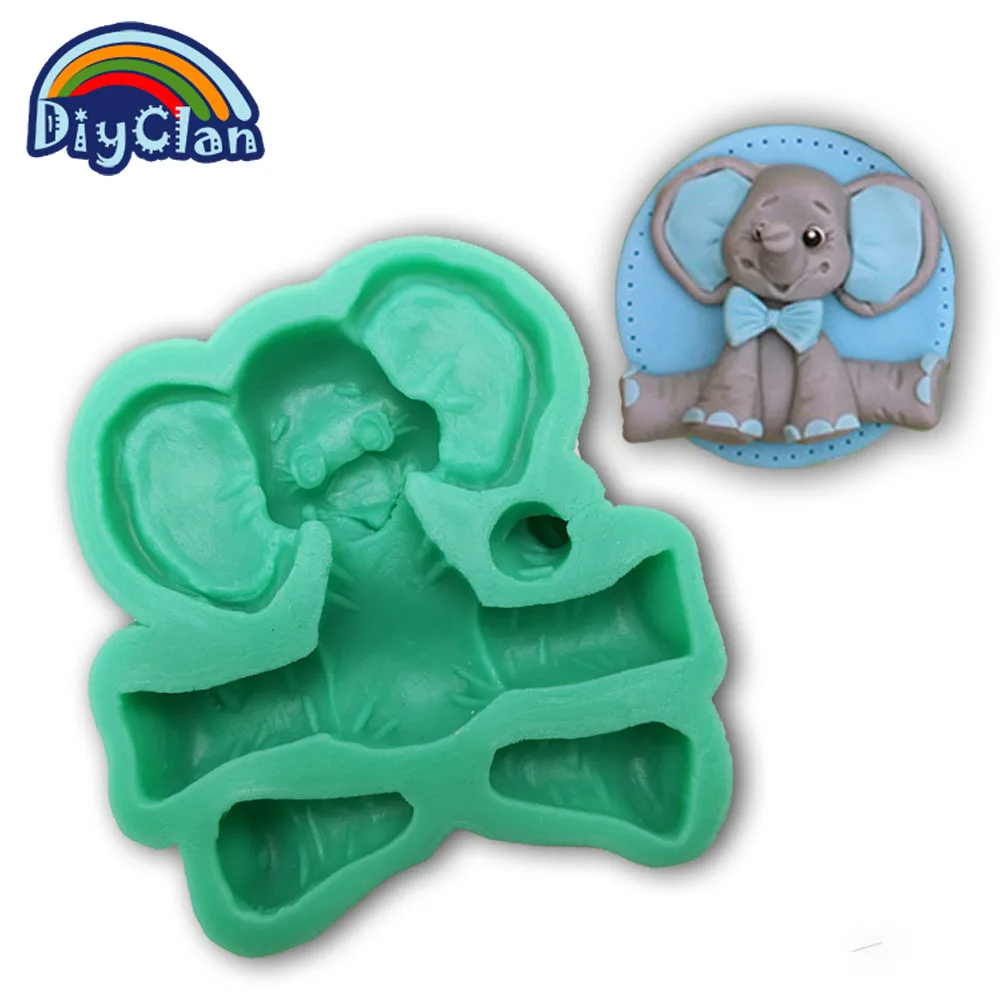 Lion elephant giraffe silicone cookies mold for cake decorating easter bunny mould rabbit handmade chocolate mold F0651TZ35