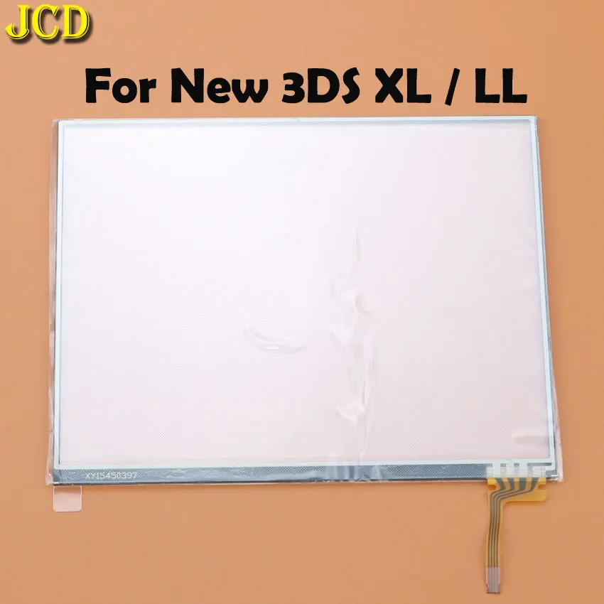 JCD 1 шт. панель сенсорного экрана дисплей дигитайзер стекло для нового 3DS XL LL консоль игровой сенсорный экран Замена