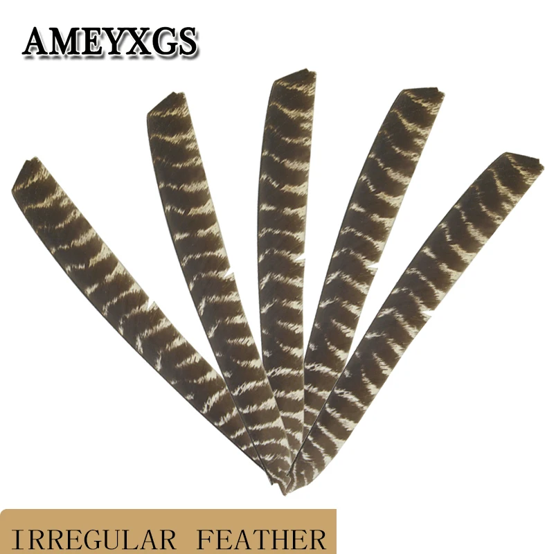 20pcs/50pcs/100pcs Archery Turkey Arrow Feather Left wing Stripe Arrow Fletching Outdoor Hunting Shooting Accessories