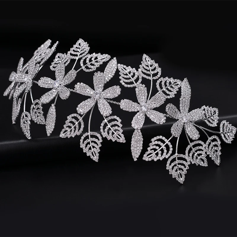 Wedding Hair Accessories HADIYANA New Fashion Leaves And Flowers Design Elegant For Women High Quality BC4731 Accesorios Mujer