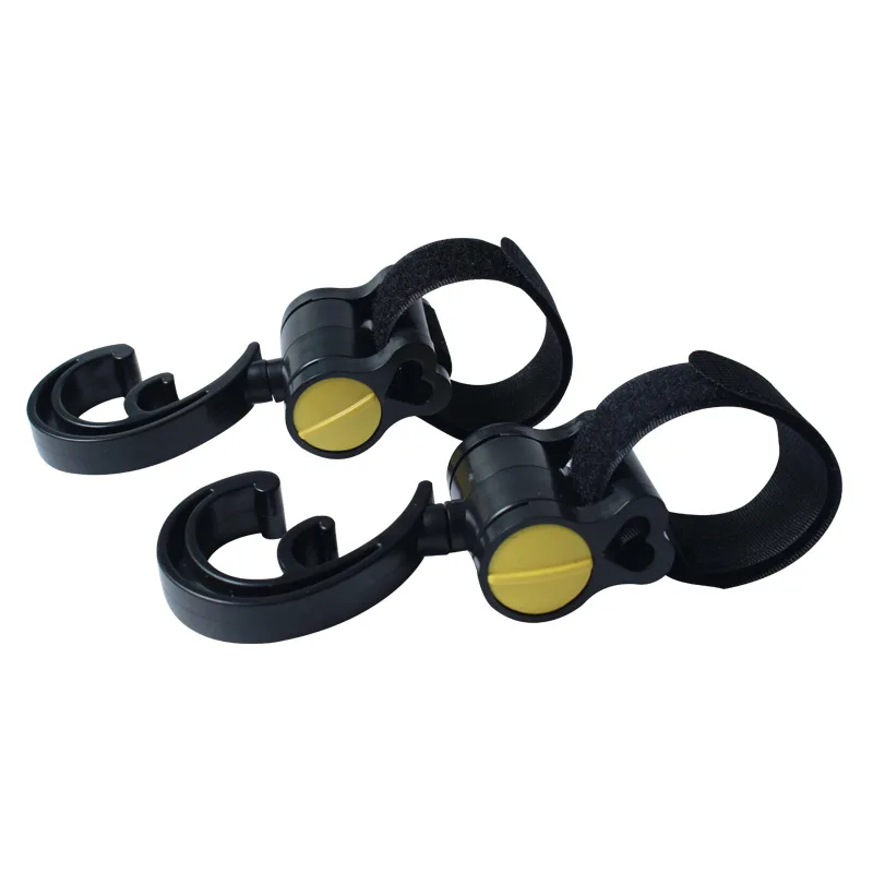 1 pc  Baby Stroller Accessories Hook Multifunction Rotate 360 Degree Cart Stroller Black High Quality Plastic Hook