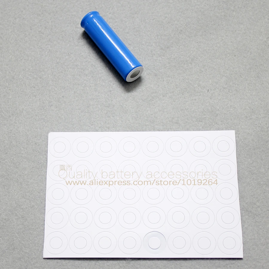 リチウム電池用断熱材,100個/ピース/ロット,18650 18650,耐熱性,フラット表面,断熱パッド17x9.0x0.3