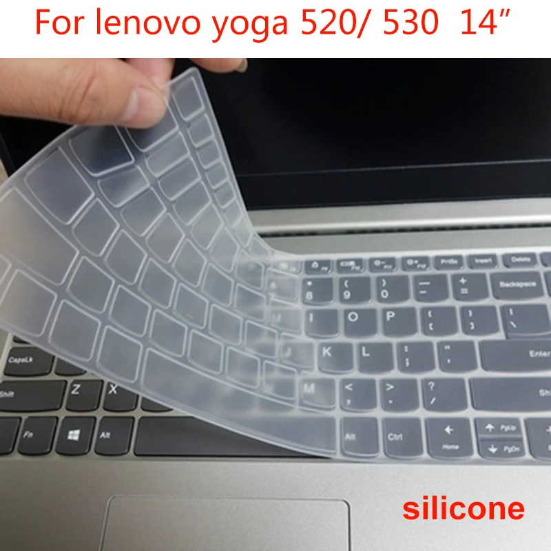 Waschbar Laptop Tastatur Abdeckung Für Lenovo Yoga 530 520 14 zoll 530-14 520-14 Silikon Wasserdicht Film notebook Protector