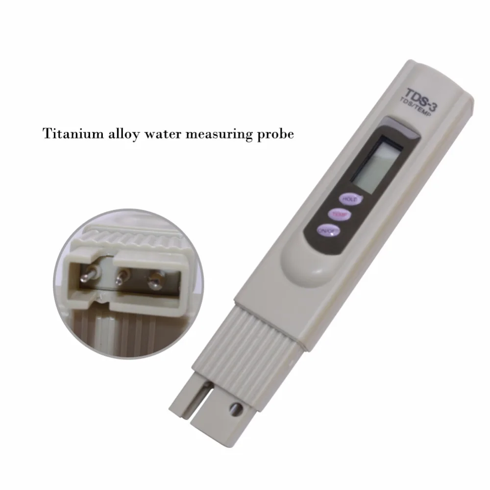 yieryi New Black TDS Quality Water Electrolyzer Electrolysis And TDS Meter Arrive