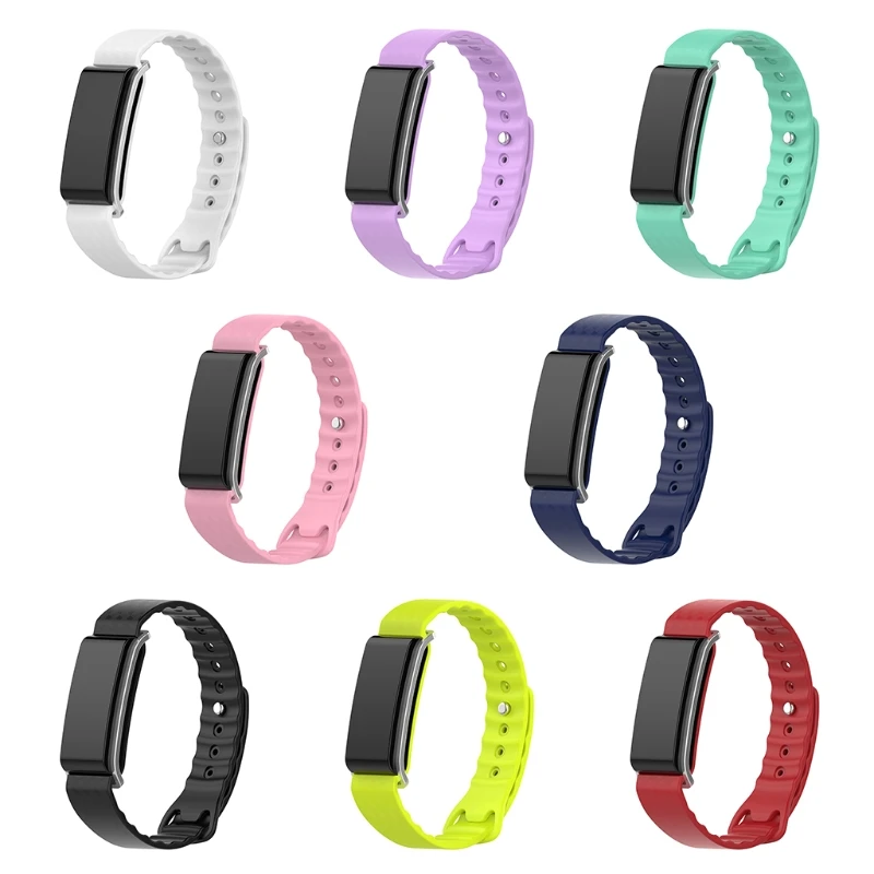 Replacement Fitness Tracker accessories Bands OOTDTY Premium TPE Bracelet Strap Wristbands for Huawei Honor A2 Smart Wristband