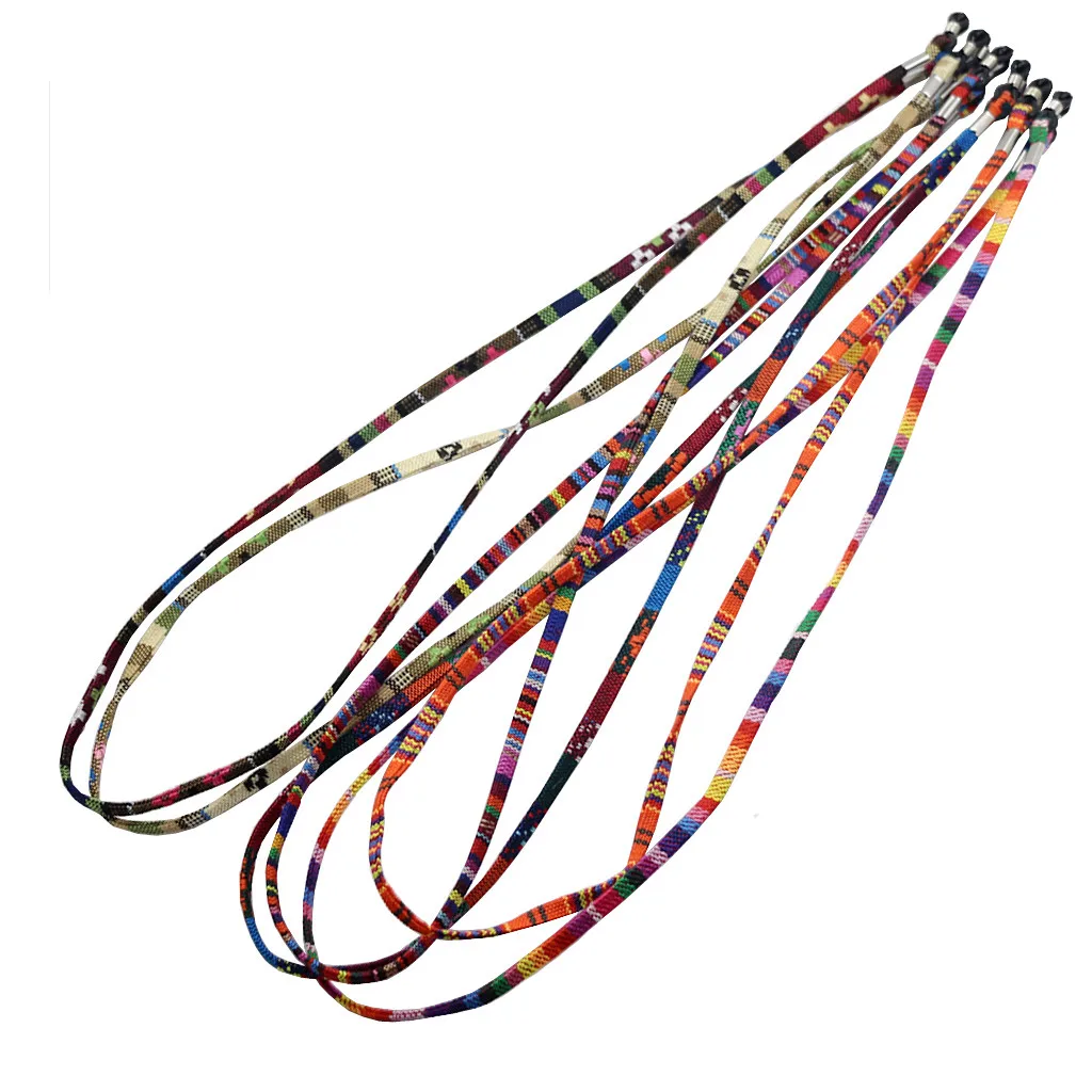 5 Pcs Multicolor Zonnebril Neck Cord Strap Lenzenvloeistof Bril String Lanyard Holder Voor Leesbril Eyewear Bril