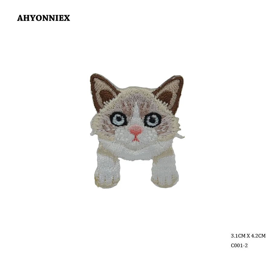 Hyonniex-刺animalパッチ,1ピース,ファッショナブルなアップリケ,DIYパッチ