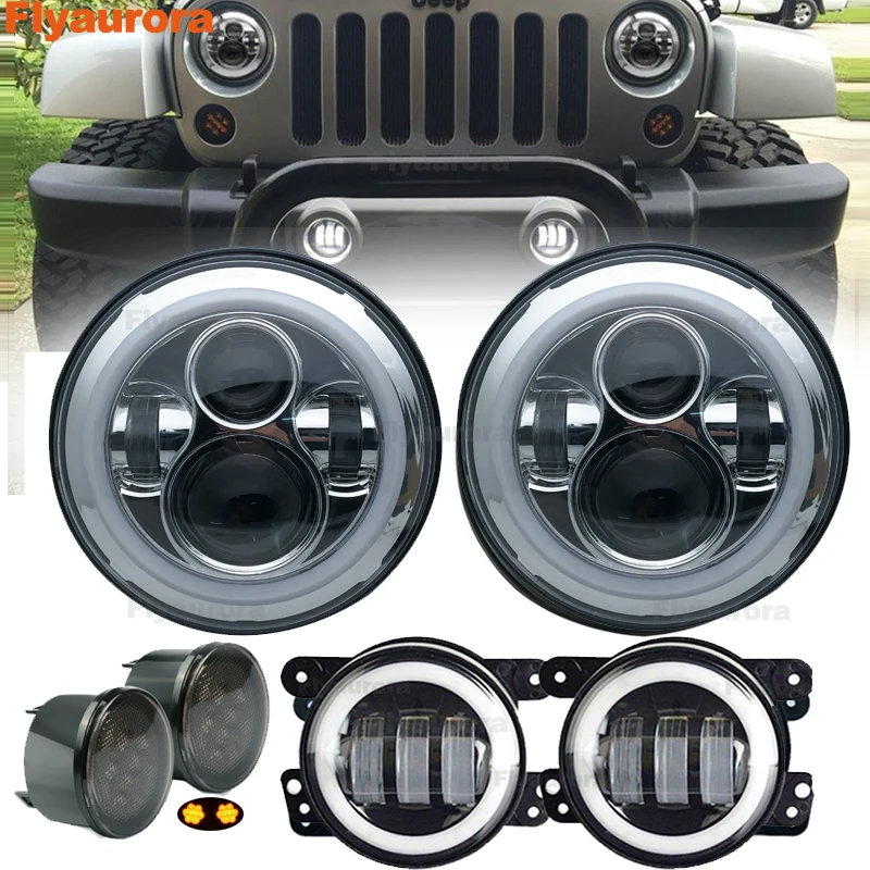 Flyaurora Set For Jeep Wrangler JK 7