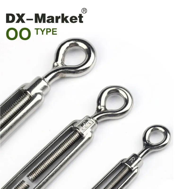 

m4 turnbuckle, 10pcs, 304 stainless steel turnbuckle , sus304 double eye turnbuckle , sus304 waterproof wire rope fittings