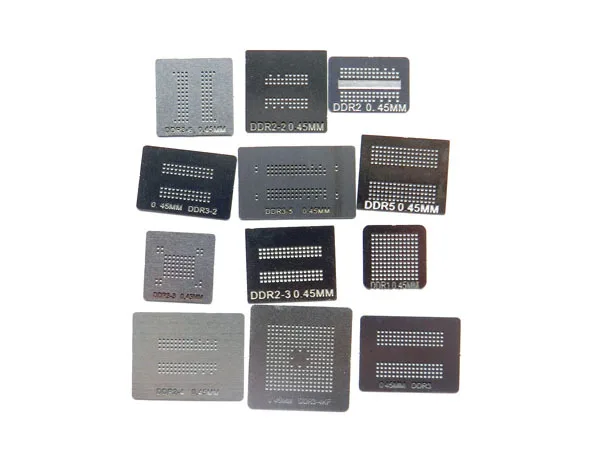 Free shipping 12pcs / set memory stencils direct heating BGA stencil template small network