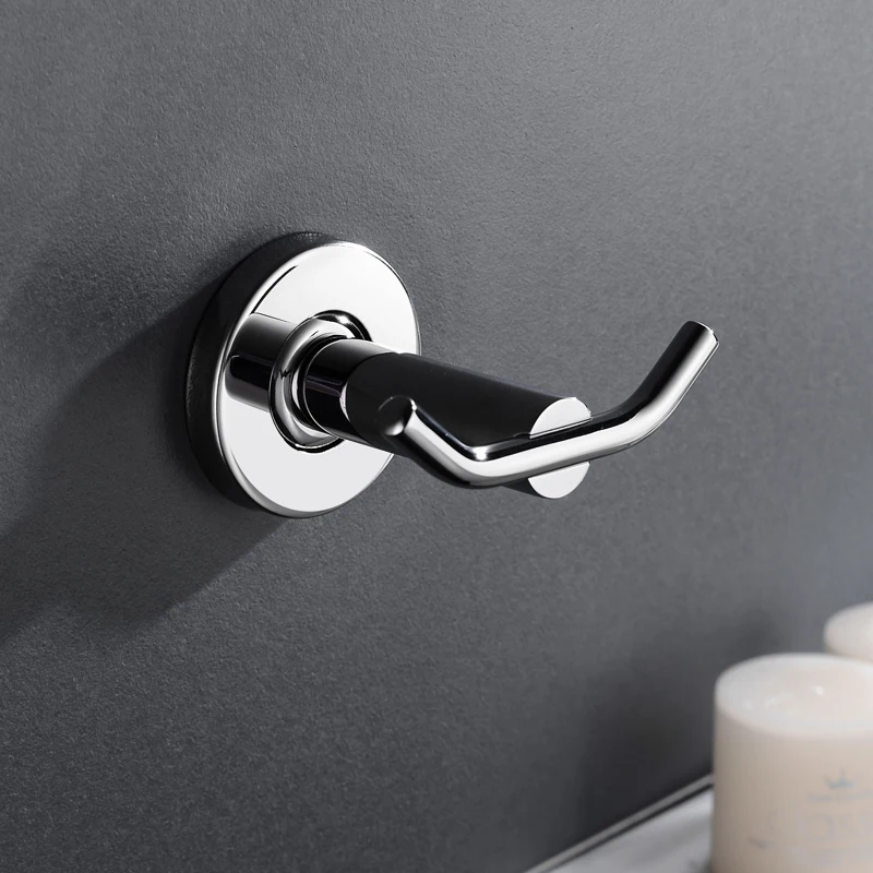 

Robe Hook 2 Hooks Clothes Hook SUS 304 Stainless Steel Bathroom Kitchen Accessories Towel Hook Free Shipping