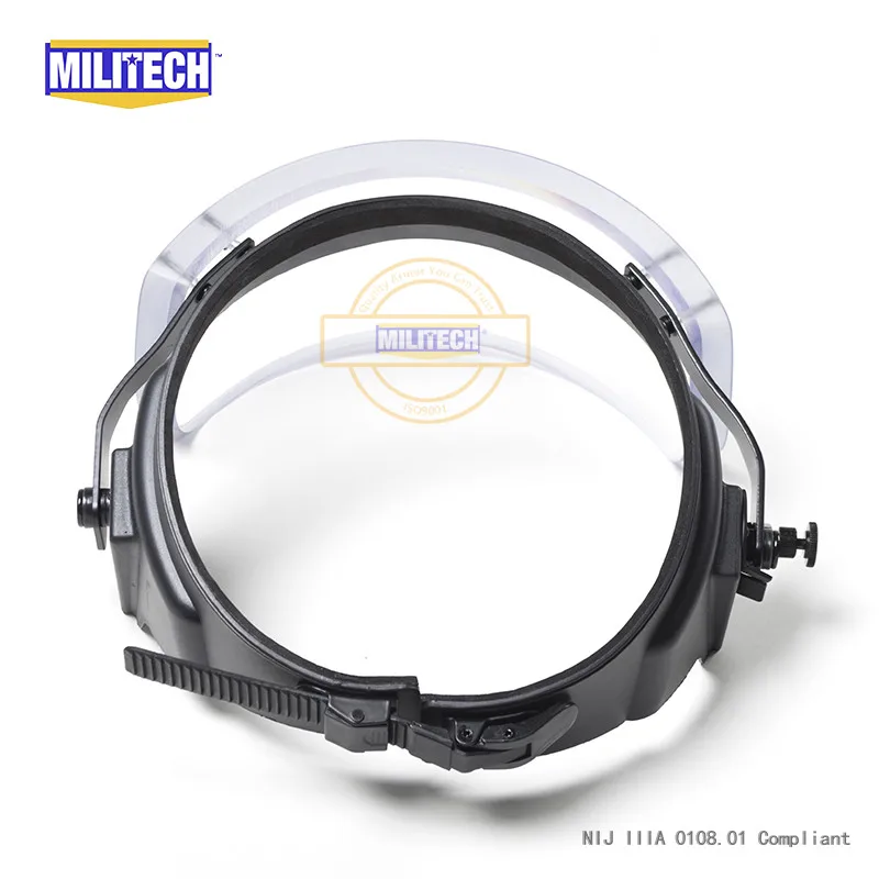 Militech-防弾バイザー,ヘルメット固定リング,防弾バイザー,リッチ