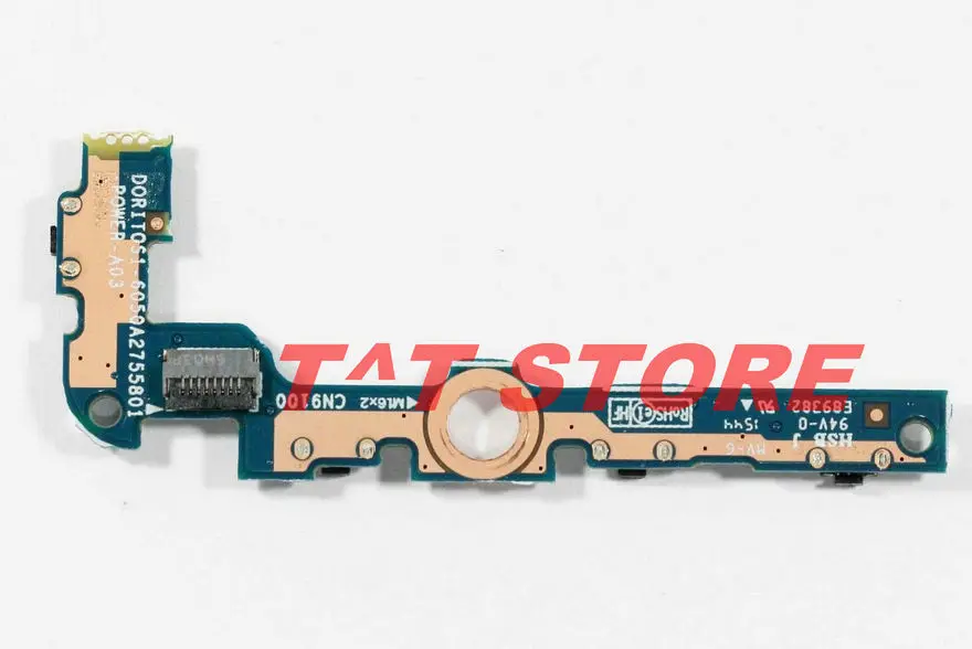 Genuine FOR HP Pavilion x2 10-n 10-n200nf 10-n123TU series laptop power botton volume control switch board free shipping