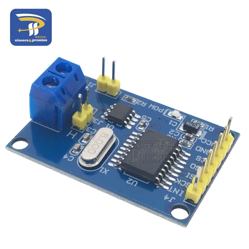 MCP2515 CAN Bus Driver Module Board TJA1050 ricevitore SPI per 51 MCU ARM Controller modulo di interfaccia per Arduino Kit fai da te nuovo