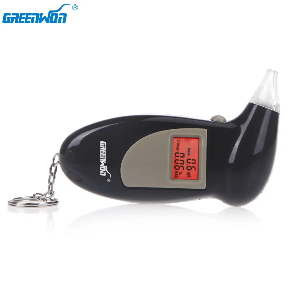 GREENWON digital alcohol tester breath alcohol tester breathalyzer breathalyser alcohol breath tester